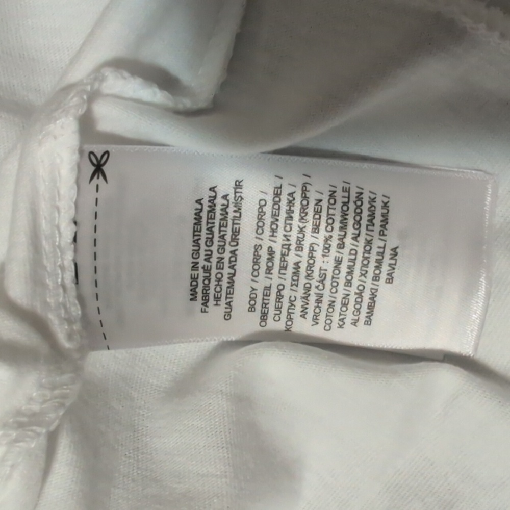 26/1 Jersey-lsl-tsh Polo Ralph Lauren Medium white T-shirt. - Picture 8 of 10